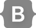 Bootstrap logo grey